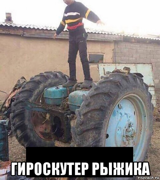 гироскутер рыжика, Мем Е