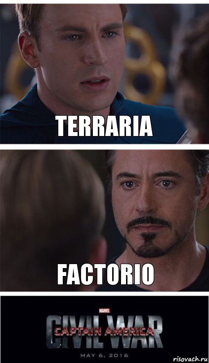 Terraria Factorio, Комикс   Гражданская Война