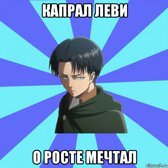 капрал леви о росте мечтал