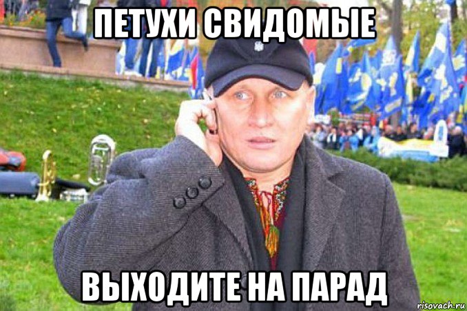 петухи свидомые выходите на парад
