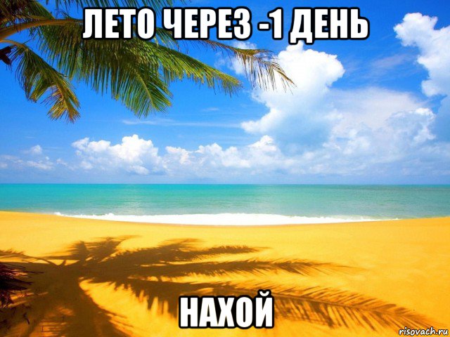 лето через -1 день нахой, Мем Лето