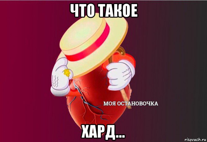 что такое хард..., Мем   Моя остановочка