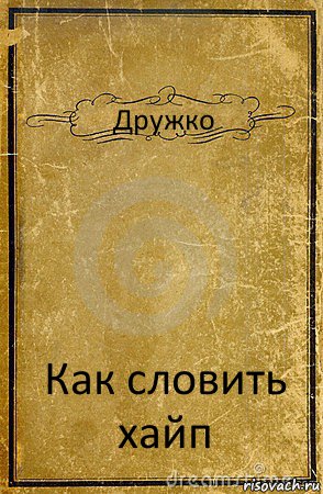 Дружко Как словить хайп, Комикс обложка книги