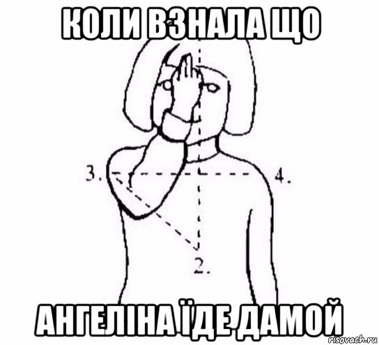 коли взнала що ангеліна їде дамой, Мем  Перекреститься