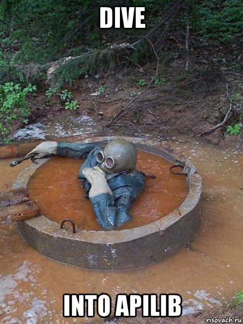 dive into apilib, Мем Погружение
