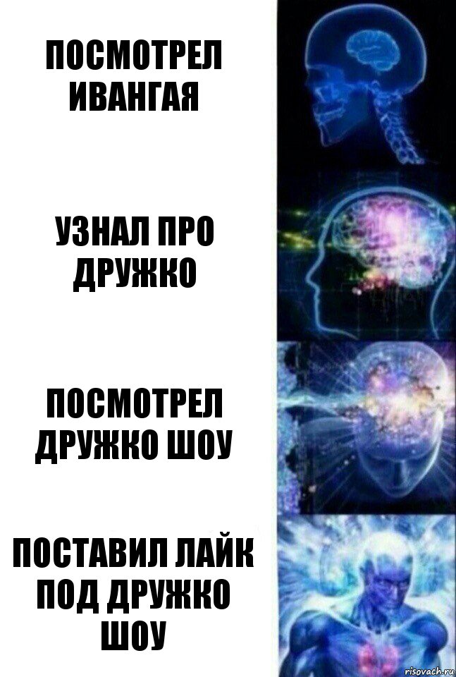 посмотрел ивангая узнал про дружко посмотрел дружко шоу поставил лайк под дружко шоу, Комикс  Сверхразум