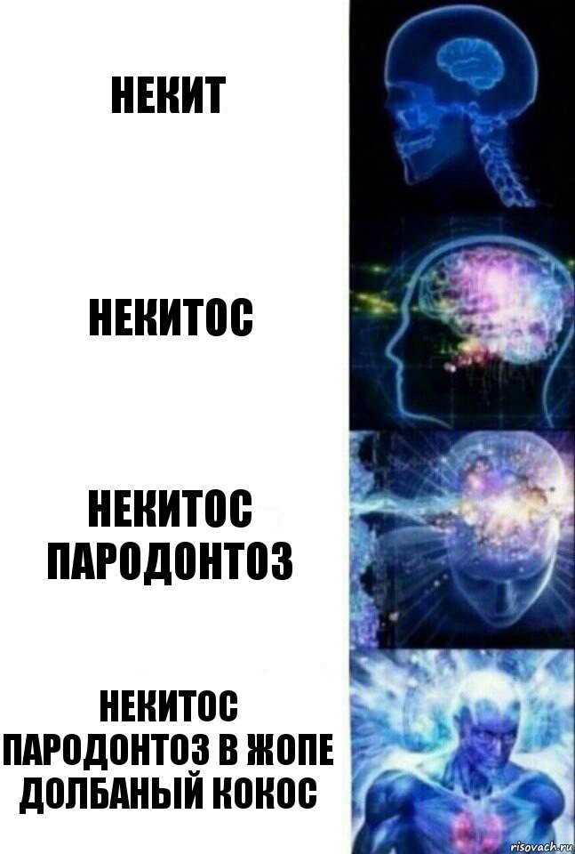 некит некитос некитос пародонтоз некитос пародонтоз в жопе долбаный кокос, Комикс  Сверхразум