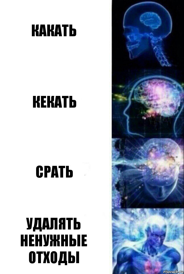 Какать Кекать Срать Удалять ненужные отходы, Комикс  Сверхразум