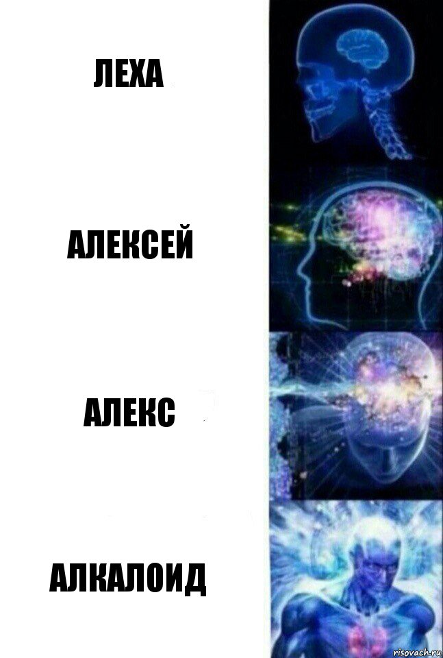 Леха Алексей Алекс Алкалоид, Комикс  Сверхразум