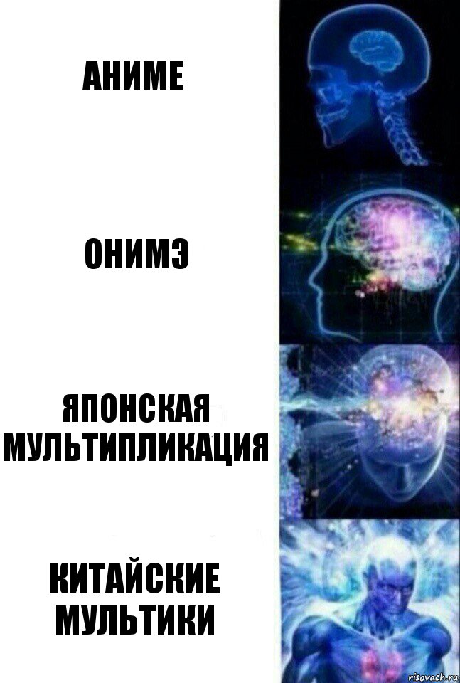 аниме онимэ японская мультипликация китайские мультики, Комикс  Сверхразум