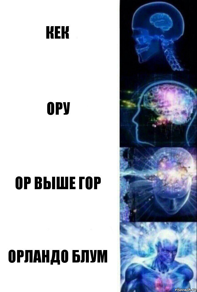 кек ору ор выше гор орландо блум, Комикс  Сверхразум