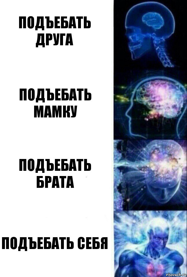 подъебать друга подъебать мамку подъебать брата подъебать себя, Комикс  Сверхразум