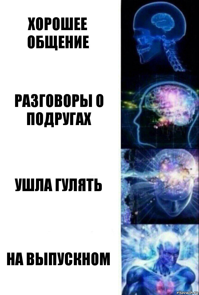 хорошее общение разговоры о подругах ушла гулять на выпускном, Комикс  Сверхразум