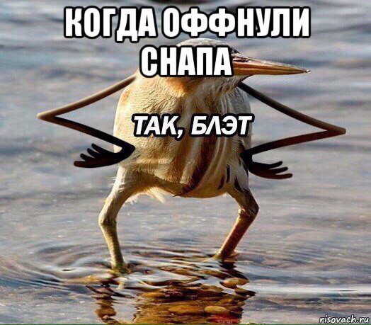 когда оффнули снапа 