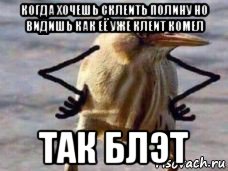 когда хочешь склеить полину но видишь как её уже клеит комел так блэт