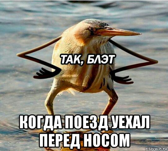  когда поезд уехал перед носом