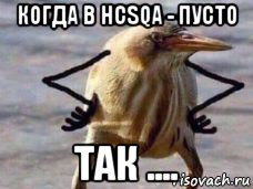 когда в hcsqa - пусто так ....