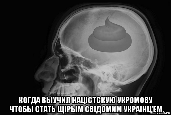  когда выучил нацiстскую укромову чтобы стать щiрым свiдомим украiнц'ем