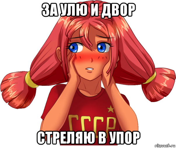 за улю и двор стреляю в упор, Мем Ульяна