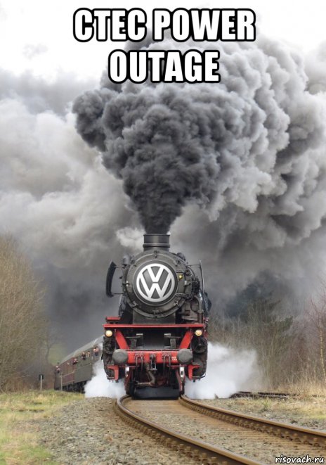 ctec power outage , Мем Volkswagen