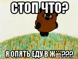 стоп что? я опять еду в ж***???