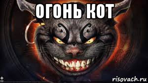 огонь кот 