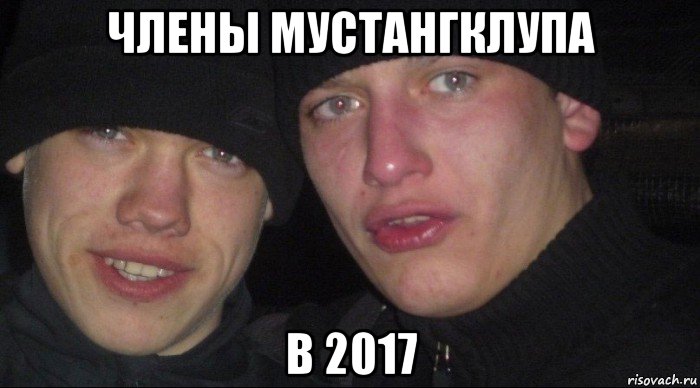 члены мустангклупа в 2017, Мем Ебать ты лох