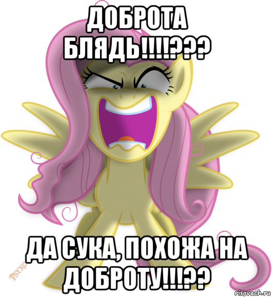 доброта блядь!!!!??? да сука, похожа на доброту!!!??
