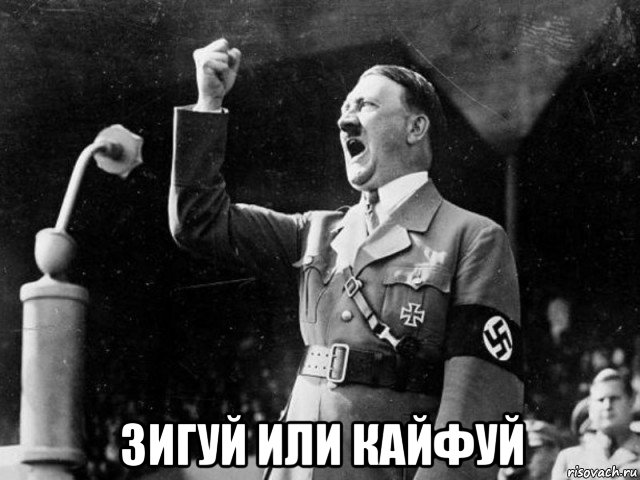  зигуй или кайфуй, Мем Гитлер