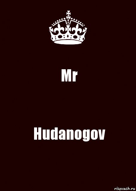 Mr Hudanogov, Комикс keep calm