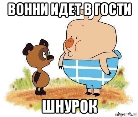 вонни идет в гости шнурок, Мем Неправиильно