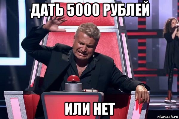 дать 5000 рублей или нет