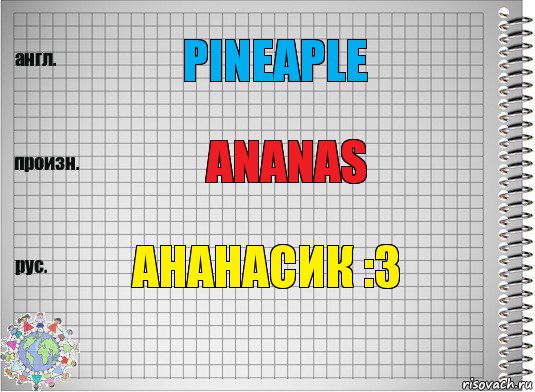 pineaple Ananas ананасик :3, Комикс  Перевод с английского