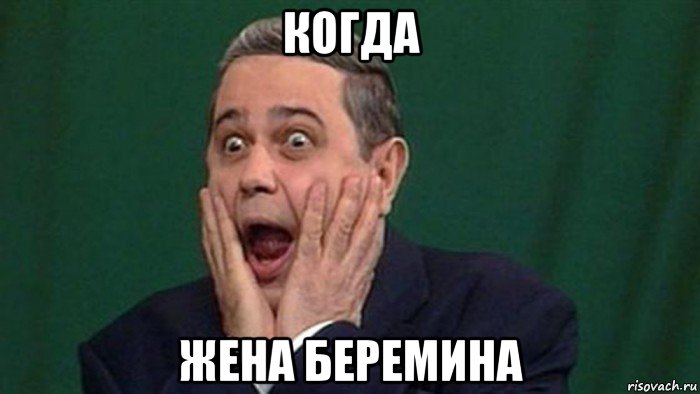 когда жена беремина, Мем Петросян