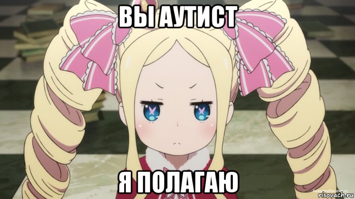 вы аутист я полагаю, Мем Полагаю