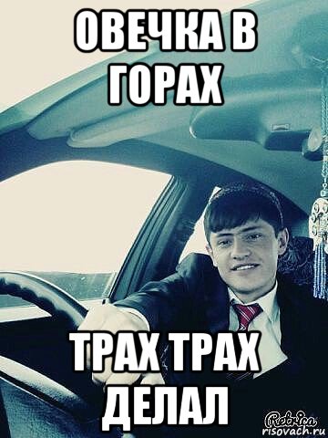 овечка в горах трах трах делал, Мем Пп