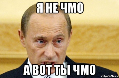 я не чмо а вот ты чмо, Мем путин