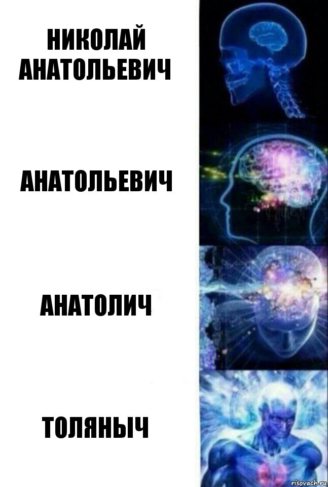 Николай Анатольевич Анатольевич Анатолич Толяныч, Комикс  Сверхразум