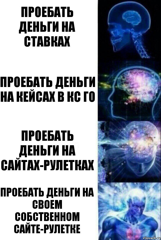 Проебать деньги на ставках проебать деньги на кейсах в кс го проебать деньги на сайтах-рулетках проебать деньги на своем собственном сайте-рулетке, Комикс  Сверхразум