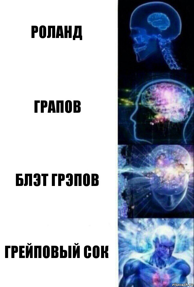 Роланд Грапов Блэт Грэпов Грейповый сок, Комикс  Сверхразум