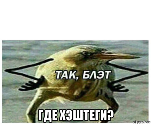  где хэштеги?