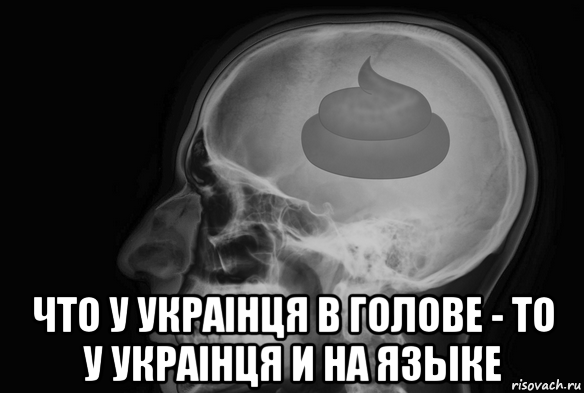  что у украiнця в голове - то у украiнця и на языке