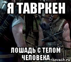 я тавркен лошадь с телом человека, Мем Wtf