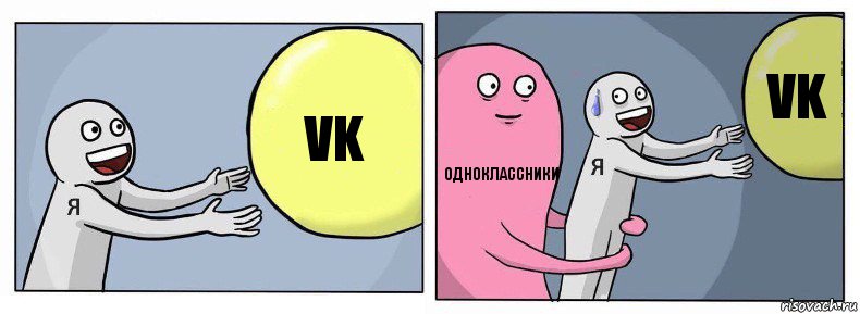 vk одноклассники vk, Комикс Я и жизнь