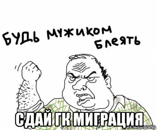  сдай гк миграция, Мем блять