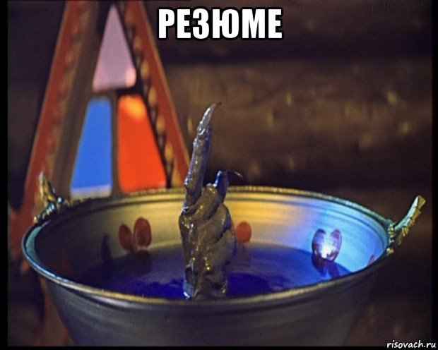 резюме 