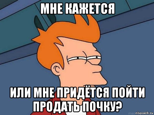 мне кажется или мне придётся пойти продать почку?, Мем  Фрай (мне кажется или)