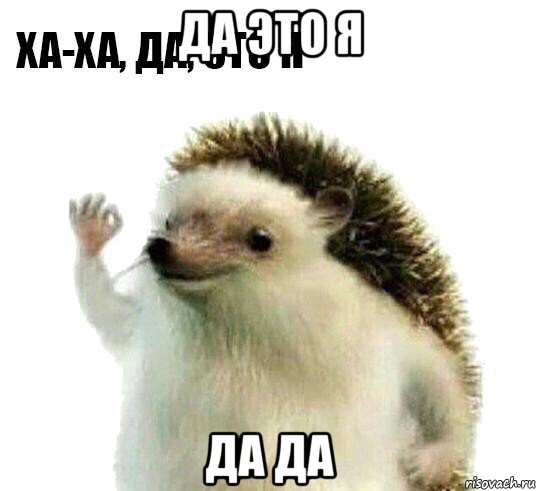 да это я да да, Мем Ха-ха да это я