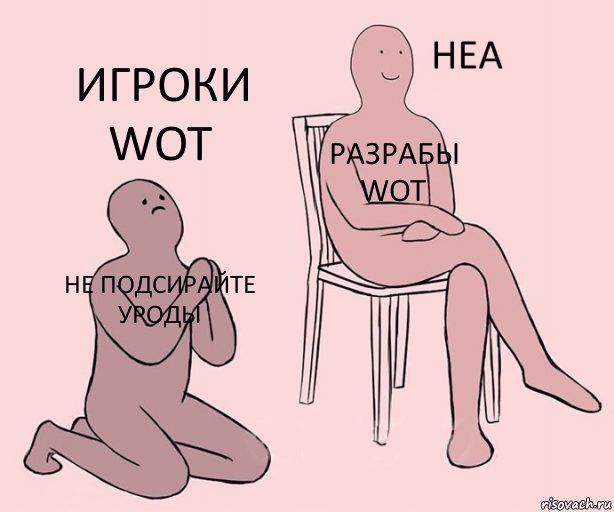 не подсирайте уроды разрабы WOT игроки WOT, Комикс Неа