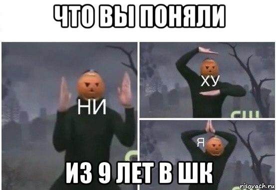 что вы поняли из 9 лет в шк, Мем  Ни ху Я